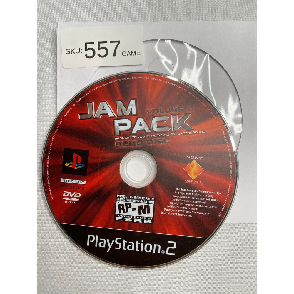 Sony PlayStation 2 Jampack Volume 11 Demo Disc